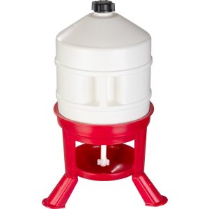 Baromfi itató, Novital Gold, 30 l, fehér, műanyag, könnyen tisztítható, higiénikus, stabil, szilárd