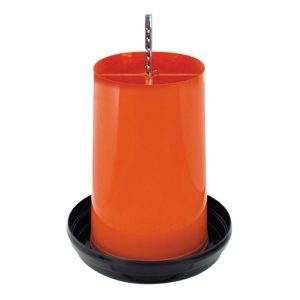 Baromfi etető, Novital 0471AF, narancssárga, 27 l, műanyag, állítható