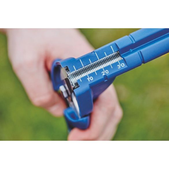 Kézi tűzőgép, Rapid FP216, kék/fekete, 2–8 mm kapocshossz, VR16 kapcsokhoz, műanyag burkolat, acél mechanika, kapcsos