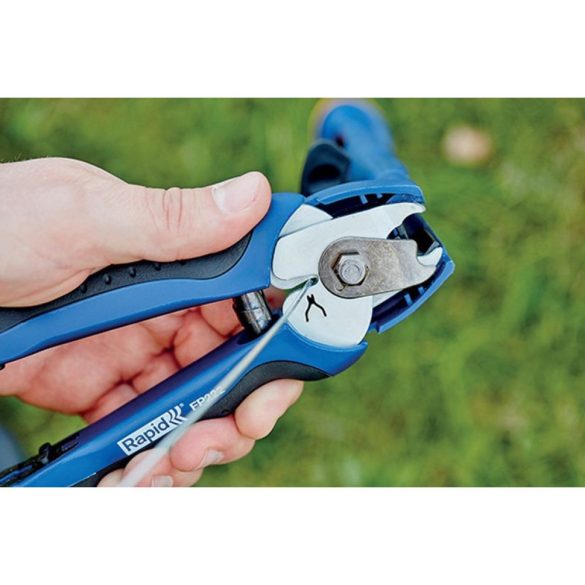 Kézi tűzőgép, Rapid FP222, kék/fekete, 5-11 mm kapocshossz, VR22 kapcsokhoz, műanyag burkolat, acél mechanika, kapcsos