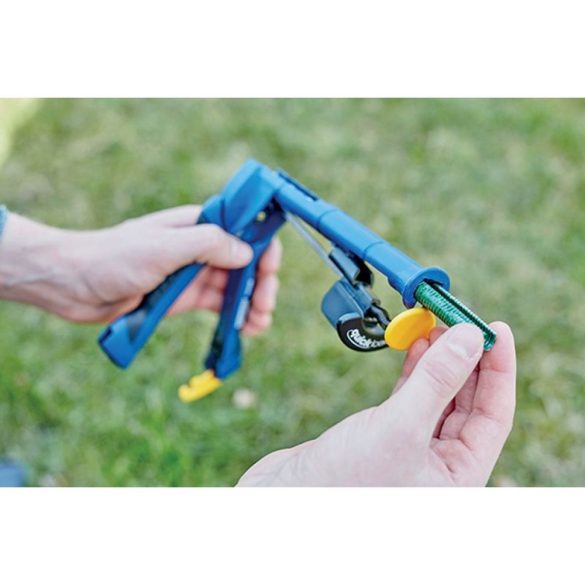 Kézi tűzőgép, Rapid FP222, kék/fekete, 5-11 mm kapocshossz, VR22 kapcsokhoz, műanyag burkolat, acél mechanika, kapcsos