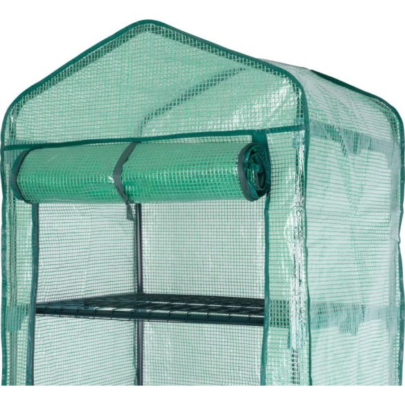 Melegágy, Strend Pro Garden Greenhouse X085, 69 x 49 x 200 cm, UV-álló PE fólia, porszórt fém váz, 5 polcos