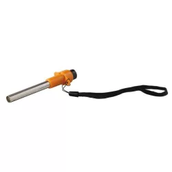   Piezo gyújtó, Meva, narancssárga/fekete, hosszú fém nyak, ergonomikus markolat, csuklópánt