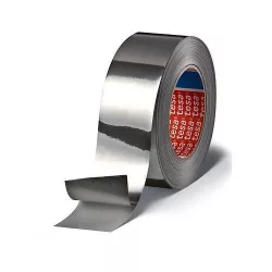   Ragasztószalag, Tesa, ezüst, 5 cm x 50 m, alumínium, öntapadó, vízvezeték szerelő, hőálló