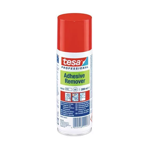 Címkeeltávolító spray, Tesa Pro, 200 ml, címkék, ragasztómaradványok egyszerű eltávolításához