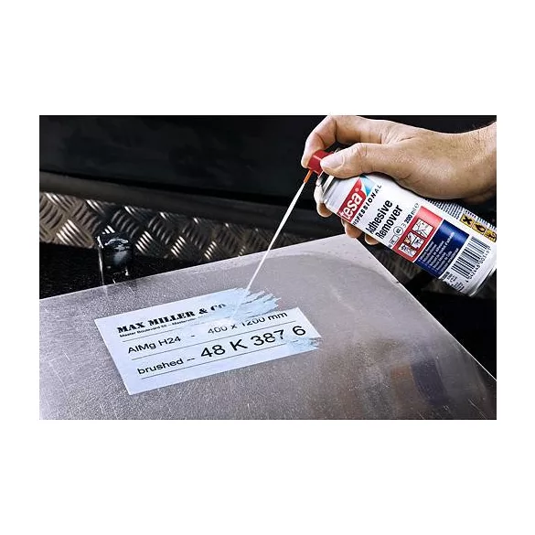 Címkeeltávolító spray, Tesa Pro, 200 ml, címkék, ragasztómaradványok egyszerű eltávolításához