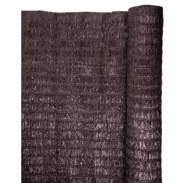 Árnyékoló háló medence fölé, kerítésre, Strend Pro Garden, 1,5 x 10 m, barna, 95% árnyékolás, 230 g/m2, UV-álló, időjárásálló