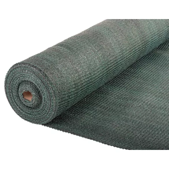 Árnyékoló háló medence fölé, kerítésre, Strend Pro Garden, 1,5 x 10 m, zöld, 90% árnyékolás, HDPE, UV-álló, 150 g/m2, időjárásálló