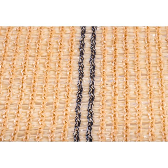 Árnyékoló háló medence fölé, kerítésre, Strend Pro Garden, 1,8 x 10 m, 185 g/m2, bézs, UV- és időjárásálló, 85% árnyékolás, nem foszlik vágáskor