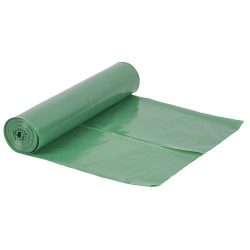   Szemeteszsák, MagicHome, ROLO, 120 l, 70 x 110 cm, 15 db, zöld, újrahasznosítható, rendkívül erős, műanyag