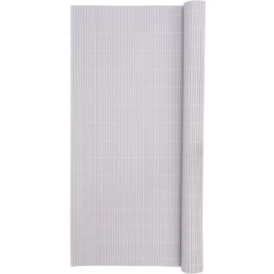 Lamellás kerítés, Strend Pro Garden Ence DF13, szürke, 150 cm x 3 m, PVC lamellák, 1300 g/m2, UV-álló, árnyékoló