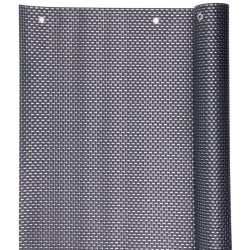   Árnyékoló háló erkélyre, Strend Pro Garden, 0,9 x 3 m, antracit, UV-álló, polyrattan, szemekkel, 800 g/m2