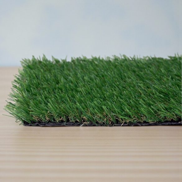 Műfű, Strend Pro Garden Stamford, zöld, 20 mm szálmagasság, 2 m × 5 m tekercs, valósághű, PE/PP + SBR latex, 10 m2, fagyálló, UV-álló, újrahasznosítható
