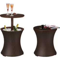 Keter® COOL BAR kerti rattan multifunkciós bár