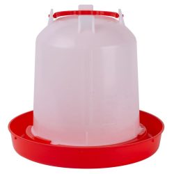   Baromfi itató, Strend Pro Garden Goodfarm PDK21, 14 l, fehér, víz- és gyógyszeradagoló, könnyen szétszedhető, mosható, műanyag