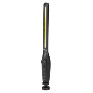 Munkalámpa, Strend Pro Worklight CWL1128, fekete, COB LED 300 lm, 10 W, 6000 K, 1200 mAh, mágneses, szabályozható fény, kampó, IPX2, akkumulátoros