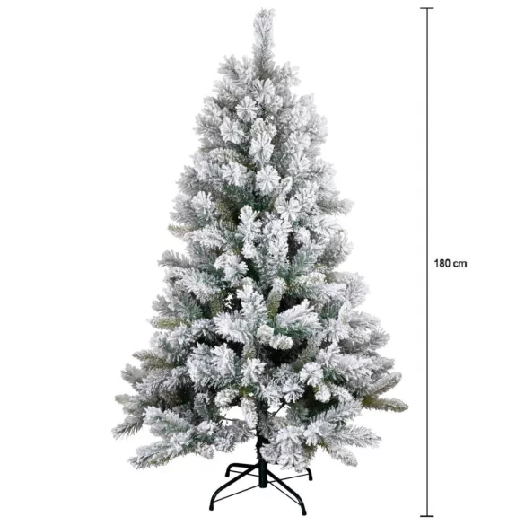 MagicHome Harry műfenyő, havas ezüstfenyő, 180 cm