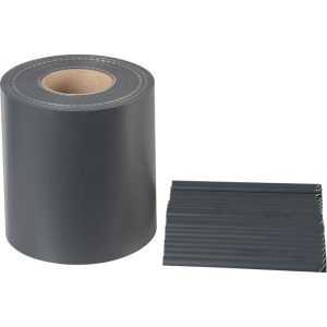 Árnyékoló szalag kerítésre, Strend Pro Garden Eurostandard, 19 cm x 26 m, antracit, fedő, kerítéspanelhez, 1050 g/m2