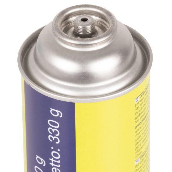 Gázpatron, Meva, 330 g, Propán-Bután töltet, szabványos menetes