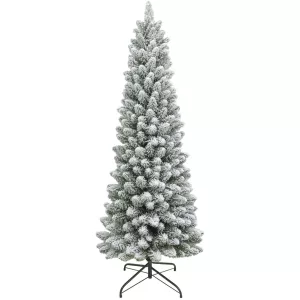 MagicHome Clark műfenyő, havas ezüstfenyő, 180 cm