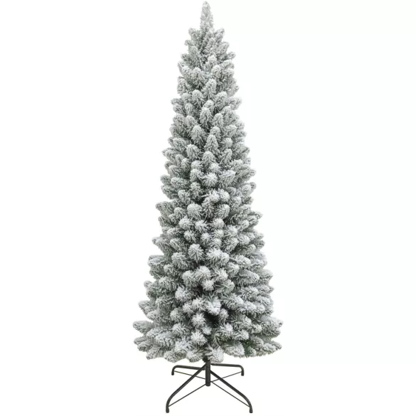 MagicHome Clark műfenyő, havas ezüstfenyő, 180 cm