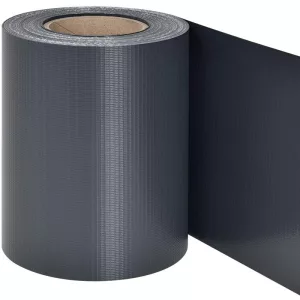 Árnyékoló szalag kerítésre, Strend Pro Garden Eurostandard Light, 19 cm x 35 m, antracit, UV-álló, kerítéspanelekhez, gyors telepítés