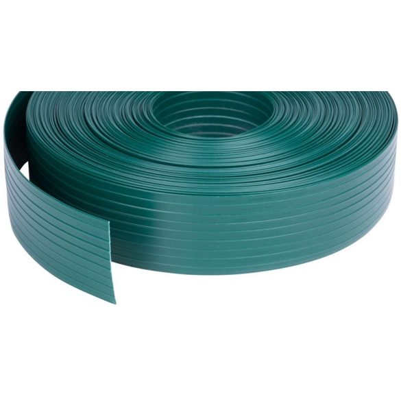 Árnyékoló szalag kerítésre, Strend Pro Garden Eurostandard, 4,75 cm x 35 m, zöld, kerítéspanelhez, UV-álló, 1200 g/m2, 20 db rögzítő klipsszel