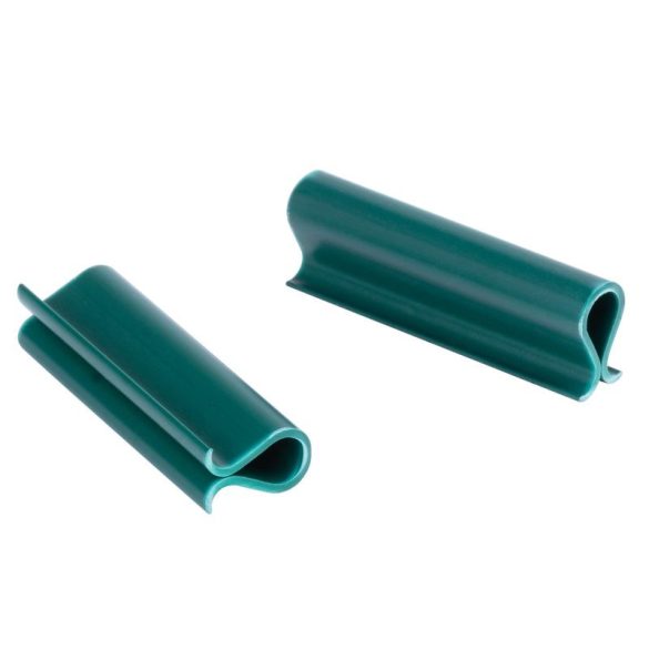 Árnyékoló szalag kerítésre, Strend Pro Garden Eurostandard, 4,75 cm x 35 m, zöld, kerítéspanelhez, UV-álló, 1200 g/m2, 20 db rögzítő klipsszel