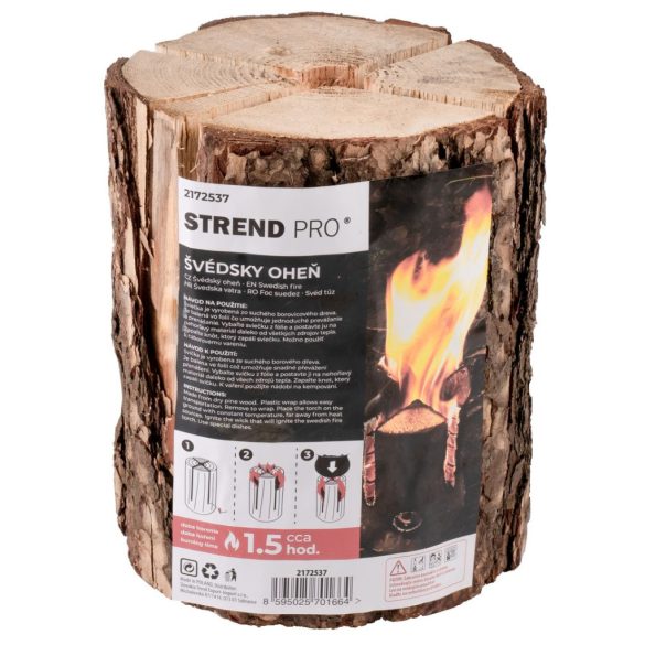 Strend Pro Grill WOODSON svéd tűz, hordozható rönk