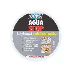   Butilszalag, Ceys Aguastop, szürke, 15 cm x 10 m, 100% vízálló, UV-álló, rugalmas, festhető