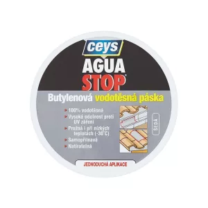 Butilszalag, Ceys Aguastop, szürke, 15 cm x 10 m, 100% vízálló, UV-álló, rugalmas, festhető