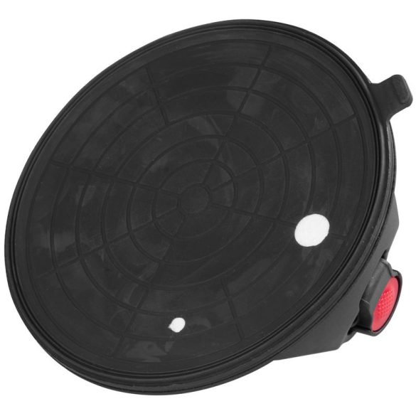 Üvegtartó Strend Pro, tapadókorongos, 1-kupolás, nyomásmérővel, 20 cm, max. 150 kg