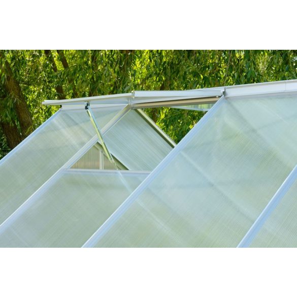 Üvegház, Strend Pro Garden, 250 x 190 x 195 cm, alumínium váz, 6 mm polikarbonát, stabil alappal, jó hőszigeteléssel