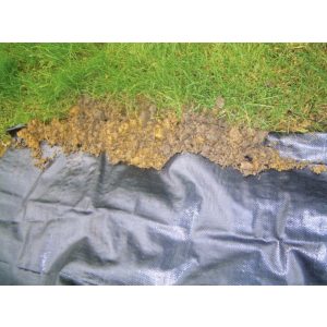 Szőtt talajtakaró szövet, Strend Pro Garden H1107, 2,1 x 100 m, fekete, 100 g/m2, gyökérgátló