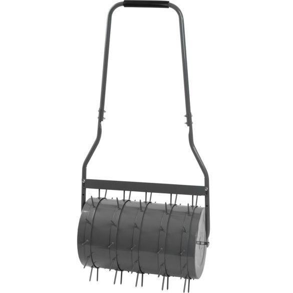Gyepszellőztető henger, Strend Pro Garden GS001, acél, 59 x 31 cm, 35 l, vízzel vagy homokkal tölthető, szellőztető tüskékkel