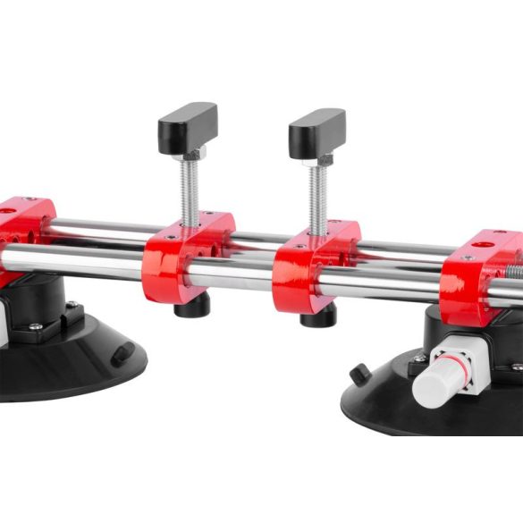 Üvegtartó Strend Pro, tapadókorongos, 2-kupolás, szintező segédeszköz burkolólapokhoz és csempékhez,