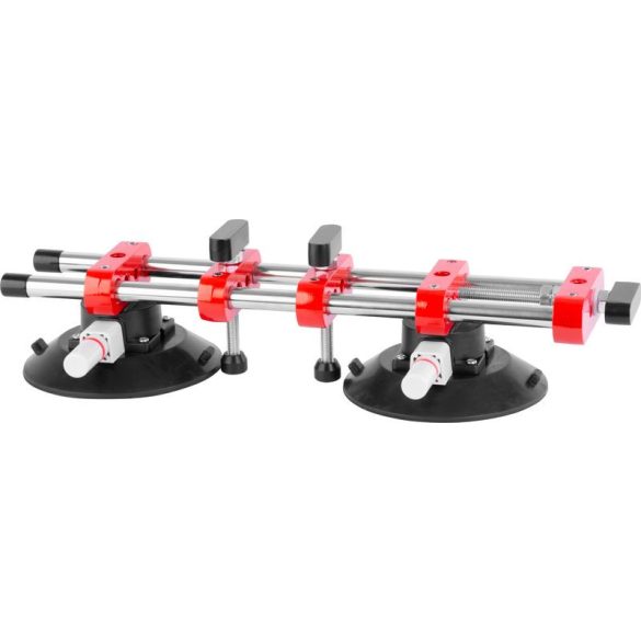 Üvegtartó Strend Pro, tapadókorongos, 2-kupolás, szintező segédeszköz burkolólapokhoz és csempékhez,