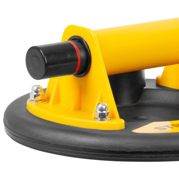 Üvegtartó Strend Pro, tapadókorongos, 1-kupolás, nyomásmérővel, 20 cm, max. 120 kg