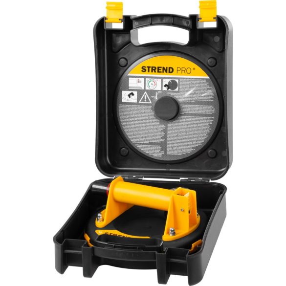 Üvegtartó Strend Pro, tapadókorongos, 1-kupolás, nyomásmérővel, 20 cm, max. 120 kg