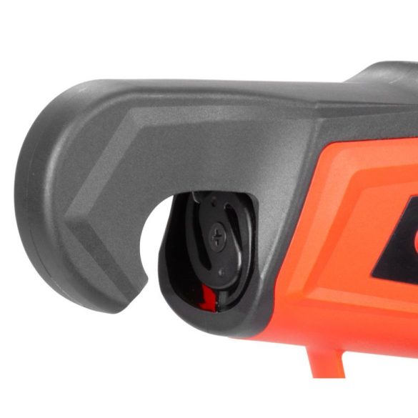 Akkumulátoros szőlőkötöző gép, Strend Pro Professional, piros/fekete, 2 Ah Li-Ion, maximum 25 mm átmérő, LCD kijelző, akkumulátorral és töltővel, hordtáskában