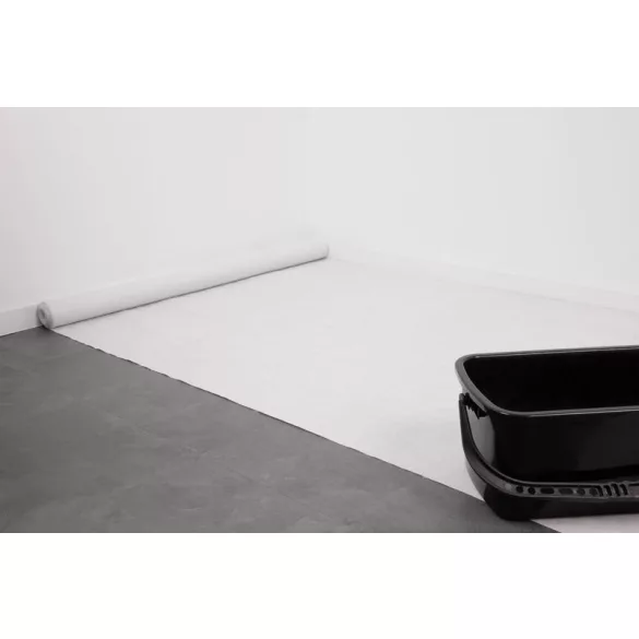 Takarófólia, Strend Pro EWP30, fehér, 100 cm x 10 m, 135 g/m², LDPE rétegű, csúszásmentes alj, többször használható, padlóra, lépcsőkre, bútorokra