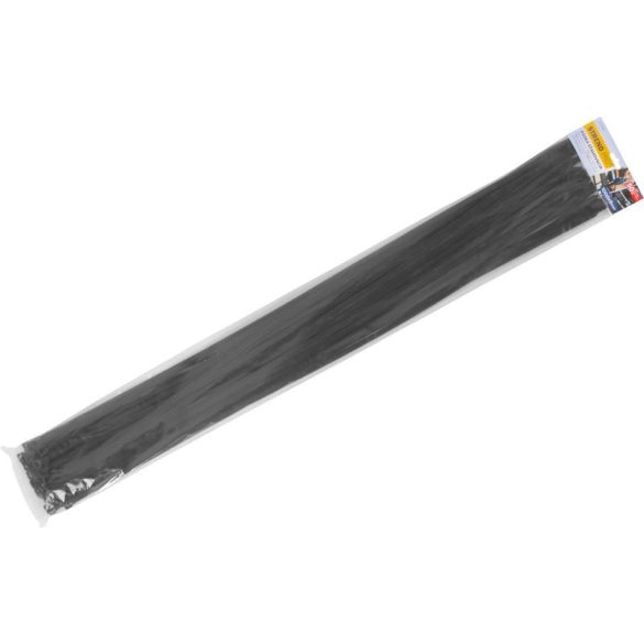 Kábelkötegelő, Strend Pro XXL CT66BL, fekete, 100 cm x 9 mm, extra erős, 50 db/csomag