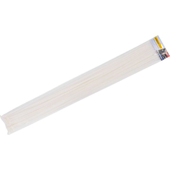 Kábelkötegelő, Strend Pro XXL CT66BW, fehér, 100 cm x 9 mm, extra erős, 50 db/csomag