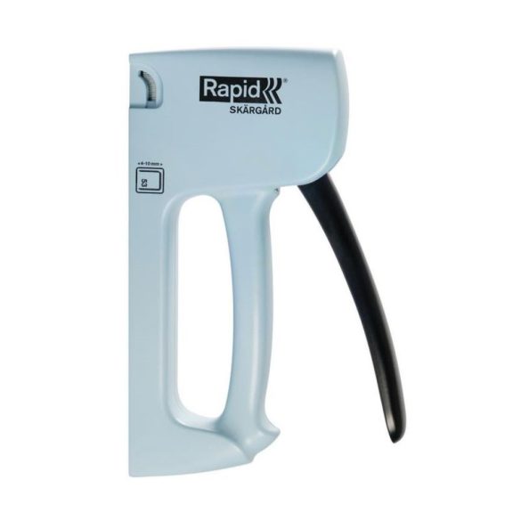 Kézi tűzőgép, Rapid Spirit of Sweden Skargard R13, kék, 4–10 mm kapocshossz, 13-as kapcsokhoz, műanyag burkolat, acél mechanika, kárpitos