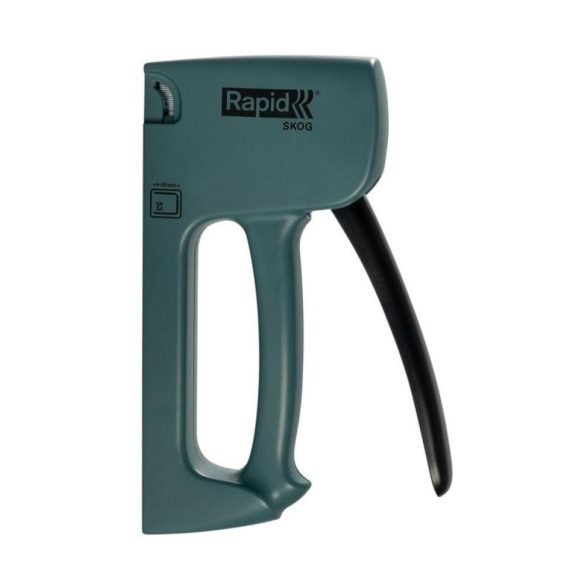 Kézi tűzőgép, Rapid Spirit of Sweden Skog R13, zöld, 4–10 mm kapocshossz, 13-as kapcsokhoz, műanyag burkolat, acél mechanika, kárpitos