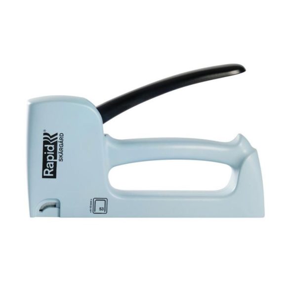Kézi tűzőgép, Rapid Spirit of Sweden Skargard R53, kék, 4–10 mm kapocshossz, 53-as kapcsokhoz, műanyag burkolat, acél mechanika, kárpitos