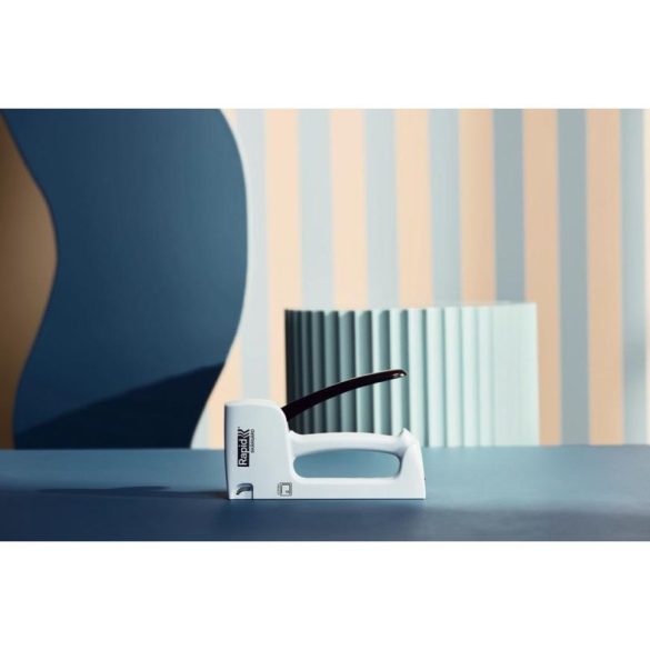 Kézi tűzőgép, Rapid Spirit of Sweden Skargard R53, kék, 4–10 mm kapocshossz, 53-as kapcsokhoz, műanyag burkolat, acél mechanika, kárpitos