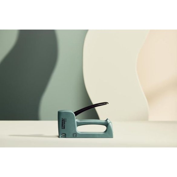 Kézi tűzőgép, Rapid Spirit of Sweden Skog R53, zöld, 4–10 mm kapocshossz, 53-as kapcsokhoz, műanyag burkolat, acél mechanika, kárpitos