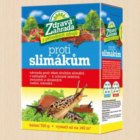 Csigairtó granulátum, Bros Ferranish Natur, 700 g, vas-foszfát hatóanyag, csalogató hatású, ökológiai gazdálkodásban használható
