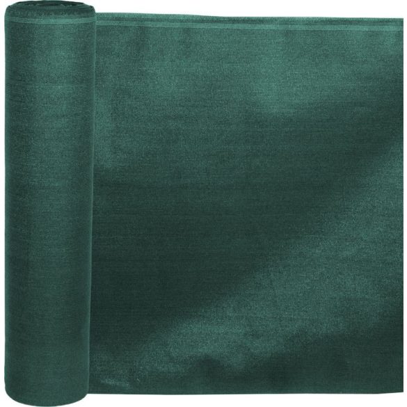 Árnyékoló háló medence fölé, kerítésre, Strend Pro Garden, 1 x 25 m, zöld, 95% árnyékolás, 230 g/m2, HDPE, UV-álló, időjárásálló